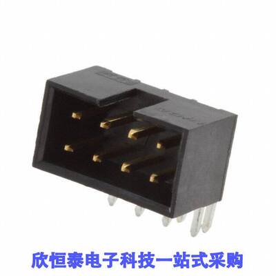 1734493-8连接器 《 CONN HEADER R/A 8POS 2MM    》
