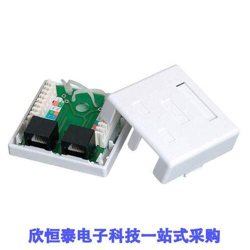 NSB-5130连接器 《 CAT5E SURFACE MOUNT BOX RJ45 8P8    》