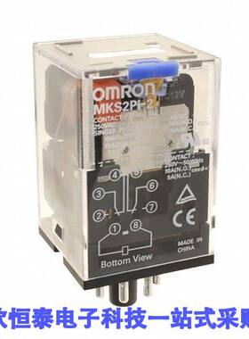 MKS2PI-2 DC12继电器 《 RELAY GEN PURPOSE DPDT 10A 12V    》