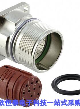 1607283连接器 《 CONN RCPT HSG FMALE 12POS PNL MT    》