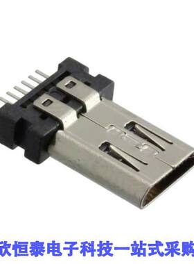 2129033-1连接器 《 CONN PLG MICRO USB B HYBRID VERT    》