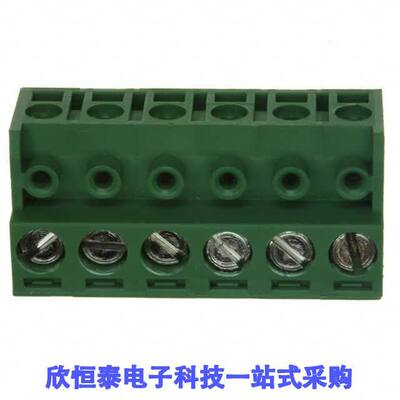 282830-6连接器 《 TERM BLO【 PLUG 6POS 90DEG 5MM    》