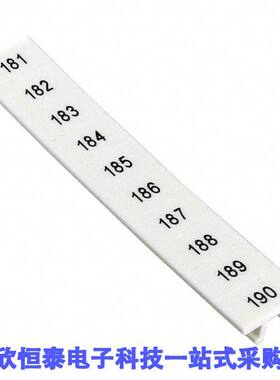 1051016:0181连接器 《 ZA【 STRIP 10-SECTION WHITE    》