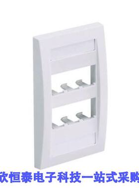 CFPE6IGY连接器 《 FACEPLATE, 6 PORT, SINGLE GANG,    》