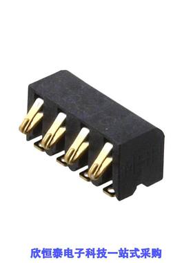 0476150001连接器 《 CONN SPRING BATTERY 4POS R/A SMD    》