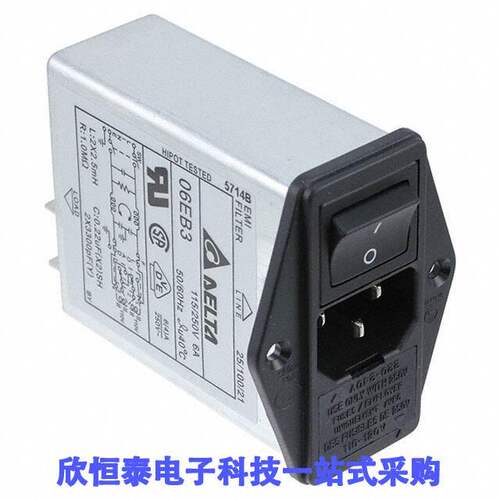 06EB3连接器 《 PWR ENT MOD RCPT IEC320-C14 PNL    》