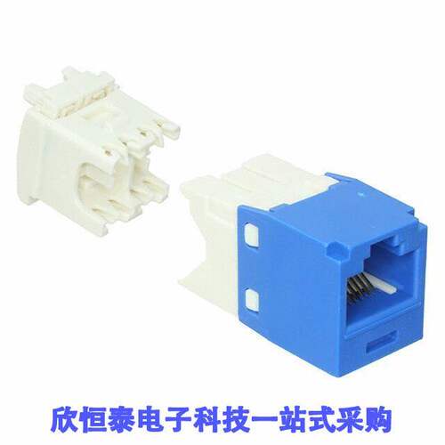 CJ688TGBU-C连接器 《 MINI-COM MODULE, CAT 6, UTP, 8 P    》