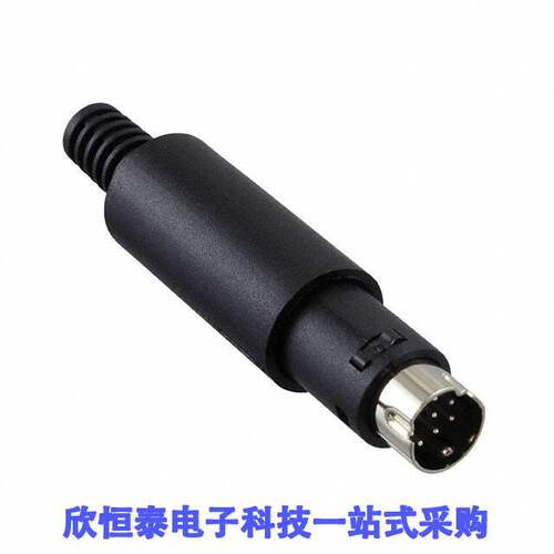 MDP-008连接器 《 CONN PLUG MALE MINI DIN 8PS SLVR    》