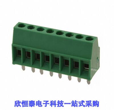 282834-8连接器 《 TERM BLK 8P SIDE ENT 2.54MM PCB    》