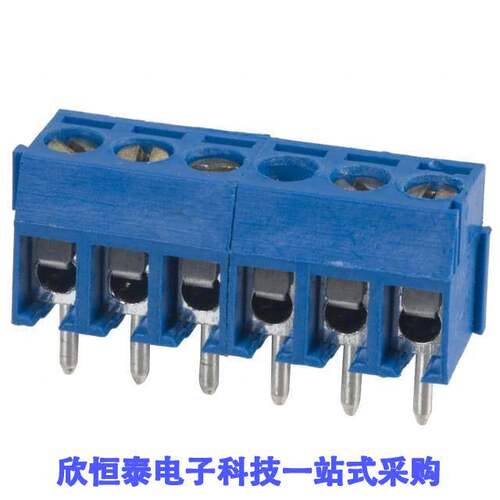 OSTTE060161连接器 《 TERM BLK 6POS SIDE ENT 3.5MM PCB    》