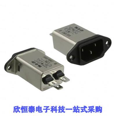 FN9244R-6-06连接器 《 PWR ENT RCPT IEC320-C14 PANEL QC    》