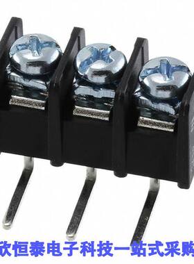 4DB-R108-03连接器 《 CONN BARRIER STRIP 3CIRC 0.325