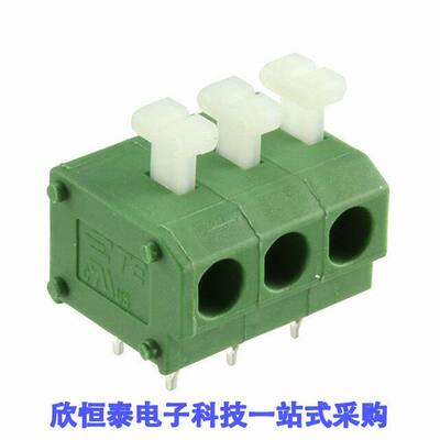 1-2834018-3连接器 《 TERM BLK 3POS SIDE ENTRY 5MM PCB    》