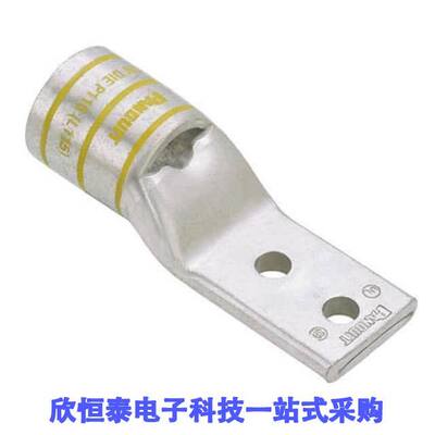 LCDXN2-14A-E连接器 《 CONN TERM RECT TONG 2 AWG #1/4    》