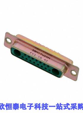 DBM17W2SN连接器 《 CONN D-SUB RCPT 17P SLDR CUP    》