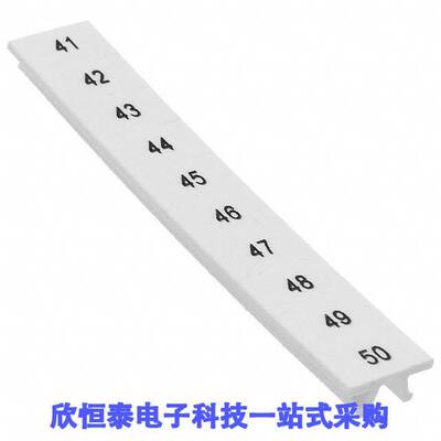 0805739:0041连接器 《 ZA【 STRIP 10-SECTION WHITE    》