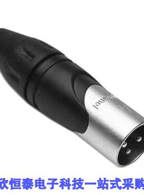 AX3M3M连接器 《 CONN RCPT MALE XLR 3POS SLDR CUP    》