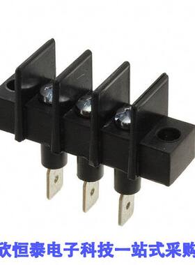 CFTQ-3连接器 《 CONN BARRIER STRIP 3CIRC 0.375