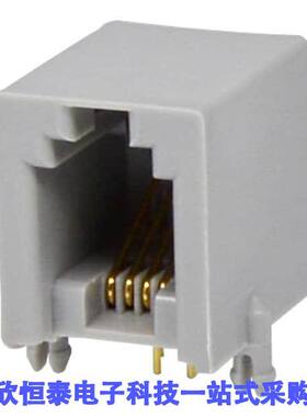 GLX-N-44连接器 《 CONN MOD JA【 4P4C R/A UNSHLD    》