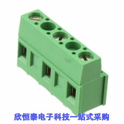 282843-3连接器 《 TERM BLK 3P SIDE ENT 10.16MM PCB    》