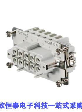1745770000连接器 《 INSERT FEMALE 10POS+1GND CLAMP    》