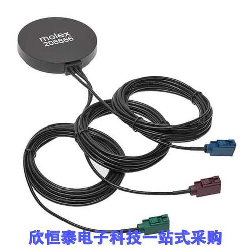2068663000射频 《 RF ANT 892MHZ/1.58GHZ SMB ADH    》