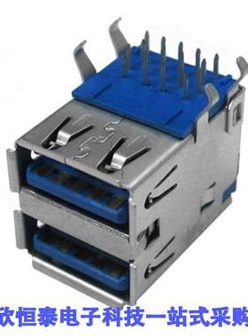 692141030100连接器 《 CONN RCPT USB3.0 TYPEA STA【 R/A    》