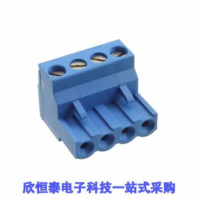 796696-4连接器 《 TERM BLO【 PLUG 4POS STR 5MM    》