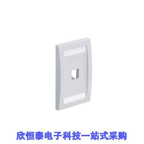CFPE1EIY连接器 《 FACEPLATE, 1 PORT, SINGLE GANG,    》