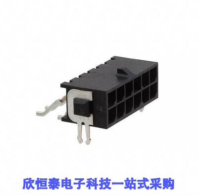 4-794626-2连接器 《 CONN HEADER SMD R/A 12POS 3MM    》