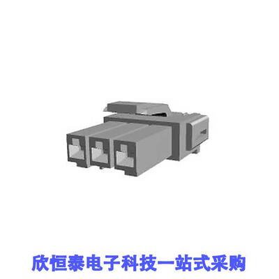 177899-6连接器 《 CONN HOUSING PLUG 3POS .156 BLUE    》