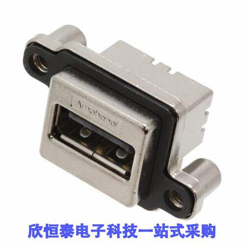 MUSBA111M0连接器 《 CONN RCPT USB2.0 TYPEA 4P PCB RA    》