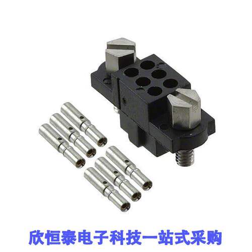 M80-4600642连接器 《 CONN RCPT 6POS CRIMP 22AWG GOLD    》