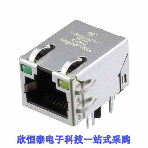 1-2250024-1连接器 《 CONN JA【 1PORT 100 BASE-T PCB    》