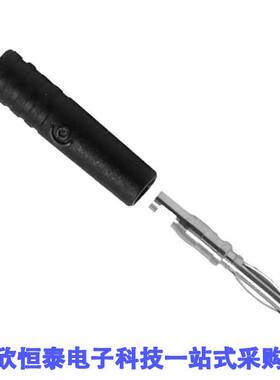 CT3098-0连接器 《 PLUG DIY 2MM SLDR PRESS INSL BLK    》