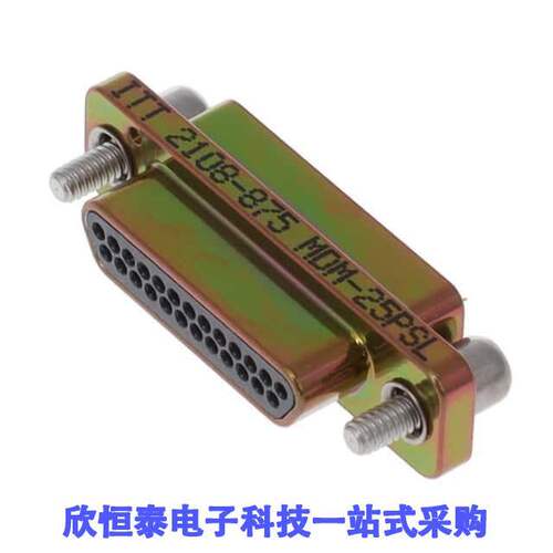 MDM-25PSL连接器 《 CONN MICRO-D PLUG 25POS PNL MNT    》