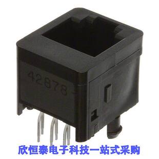 MOD 6P6C VERT 0428786216连接器 UNSHLD CONN