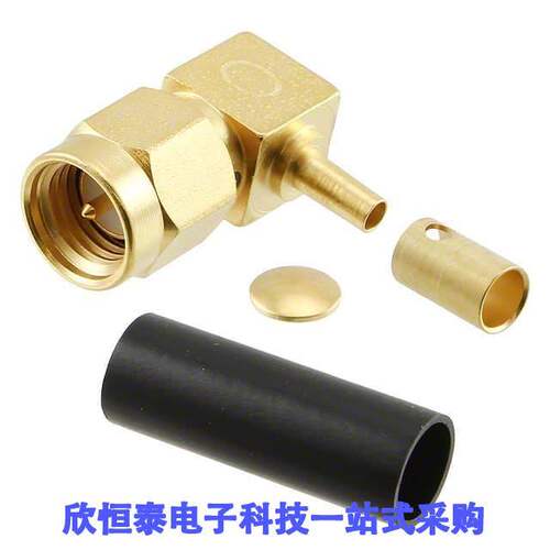 1052066-1连接器 《 CONN SMA PLUG R/A 50 OHM SOLDER    》