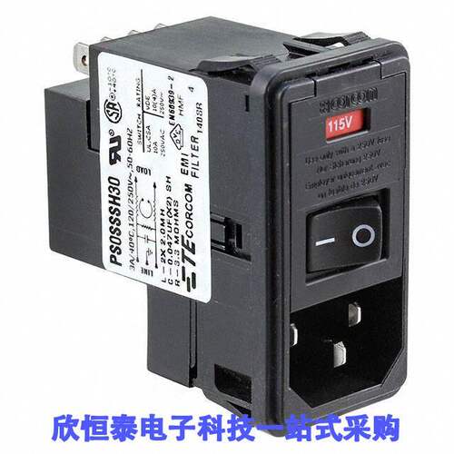 PS0SSSH30连接器 《 PWR ENT MOD RCPT IEC320-C14 PNL    》