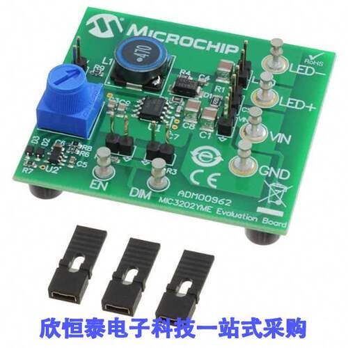 ADM00962开发板 《 MIC3202 HB LED DRIVER EVALUATION    》