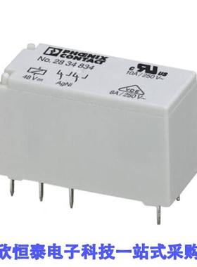 2834834继电器 《 RELAY GEN PURPOSE DPDT 8A 48V    》
