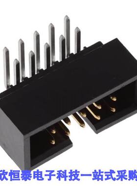 0702471052连接器 《 CONN HEADER R/A 10POS 2.54MM    》