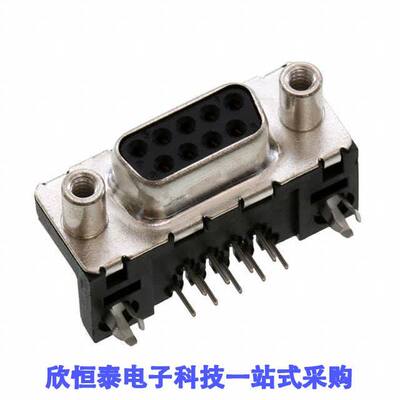 D09S33E6GV00LF连接器 《 CONN D-SUB RCPT 9POS R/A SLDR    》