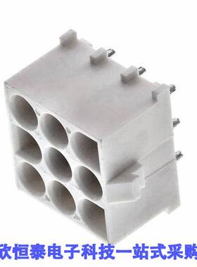 1969818-1连接器 《 CONN HEADER VERT 9POS 6.35MM    》