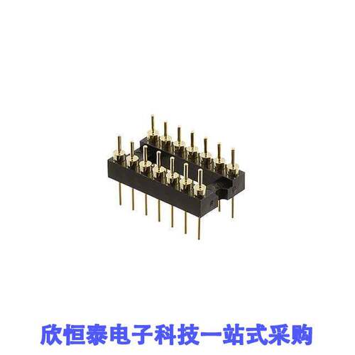 220-1-14-003连接器 《 CONN HDR DIP MALE PIN 14POS GOLD    》
