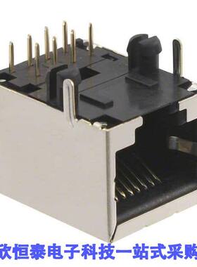 FRJAE-438连接器 《 CONN MOD JA【 8P8C R/A SHIELDED    》