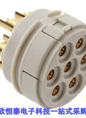 1594558连接器 《 CONN FMALE INSERT 7POS SLDR CUP    》