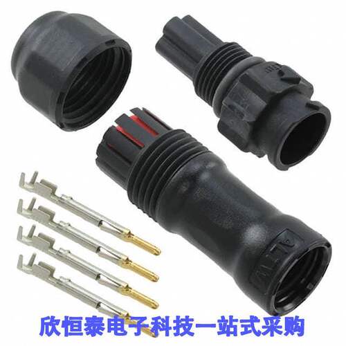 BB-04BMMA-QL8SPP连接器 《 CONN RCPT MALE 4POS CRIMP    》