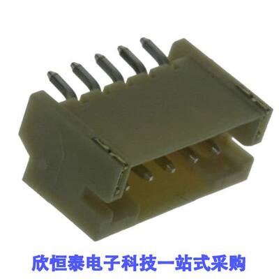 1775469-5连接器 《 CONN HEADER SMD R/A 5POS 2MM    》