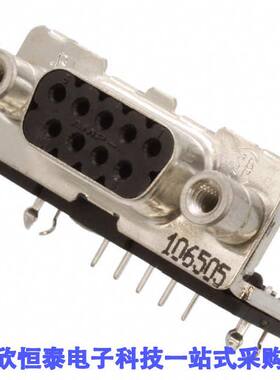 3-106505-2连接器 《 CONN D-SUB RCPT 9POS R/A SOLDER    》